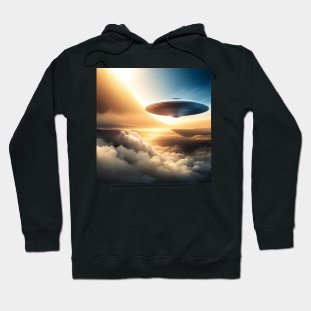 Up In The Heavens Hoodie by UFO CHRONICLES PODCAST